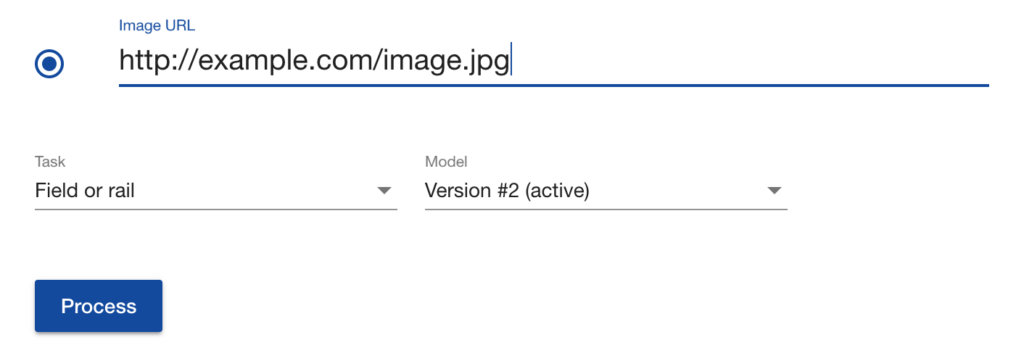 Upload image for AI