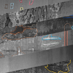 Image of flat steel defects from Severstal competition. [Source: Kaggle]