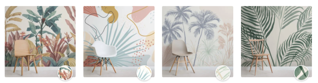 Example of visually related wall arts.