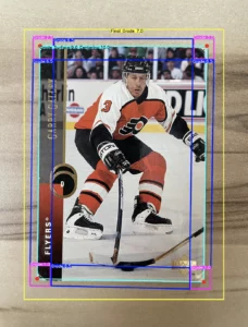 AI grading for sport card by Ximilar.