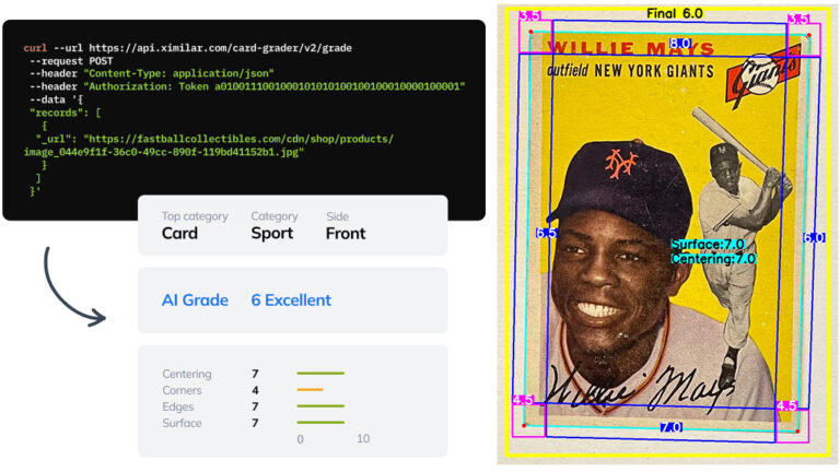 A guide on how to easily connect to our trading card grading and condition evaluation AI via API.