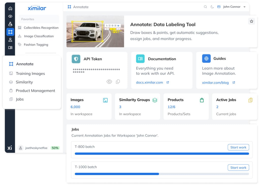 Annotate is&nbsp;Ximilar’s image annotation tool, fully integrated into the Ximilar App