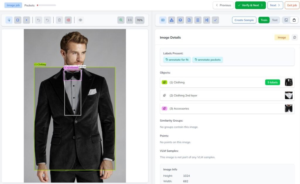 Job verification process in&nbsp;Annotate by&nbsp;Ximilar.