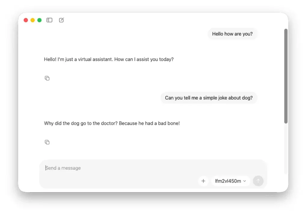 A simple GUI for chat based on Ollama.