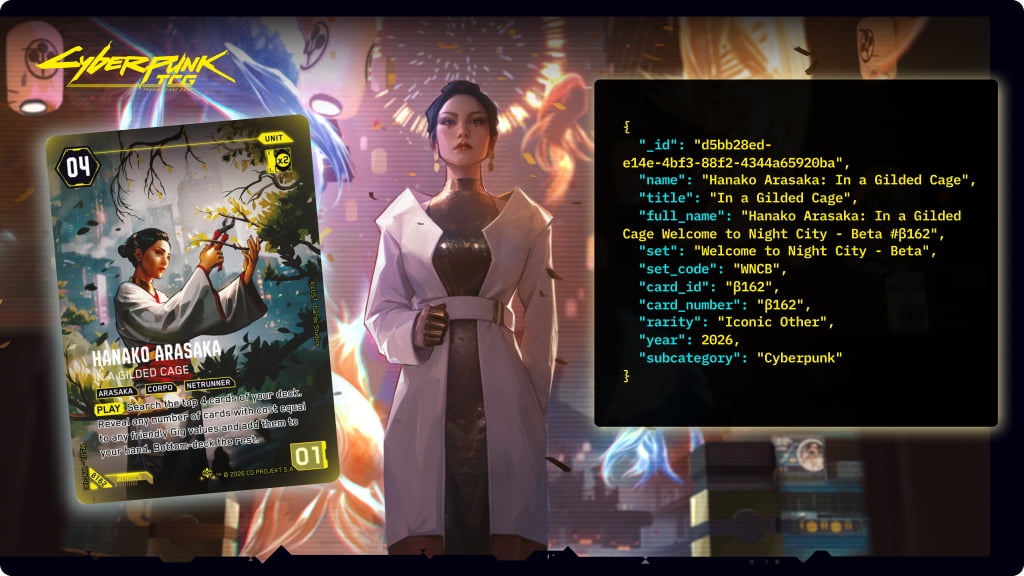 Ximilar's card AI now recognises Cyberpunk TCG cards – name, set, and rarity from a single scan. Test it in the App, via API or the demo.