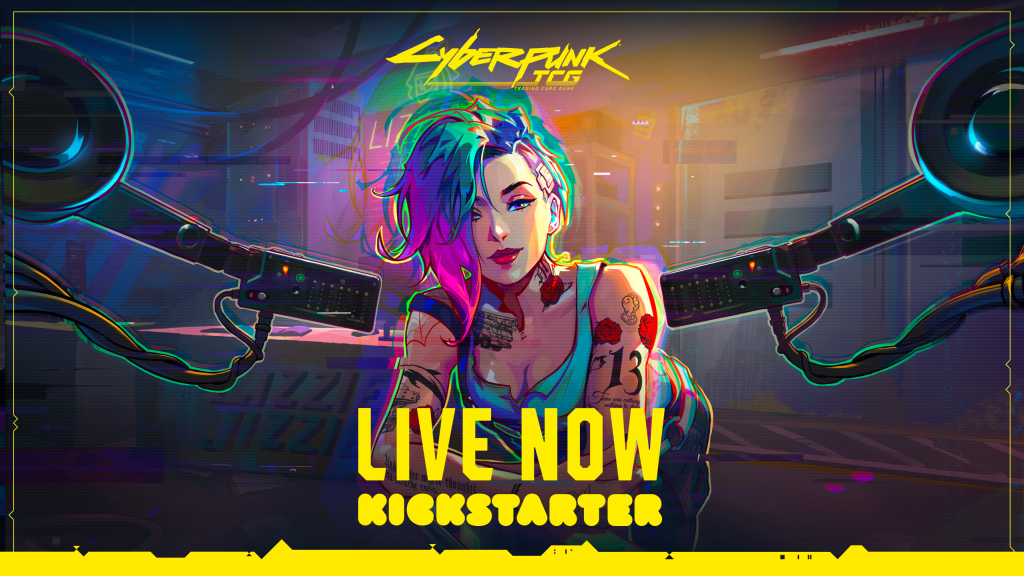 The Cyberpunk TCG campaign went live on Kickstarter on March 17, 2026. (Source: CD PROJEKT RED Press Center)