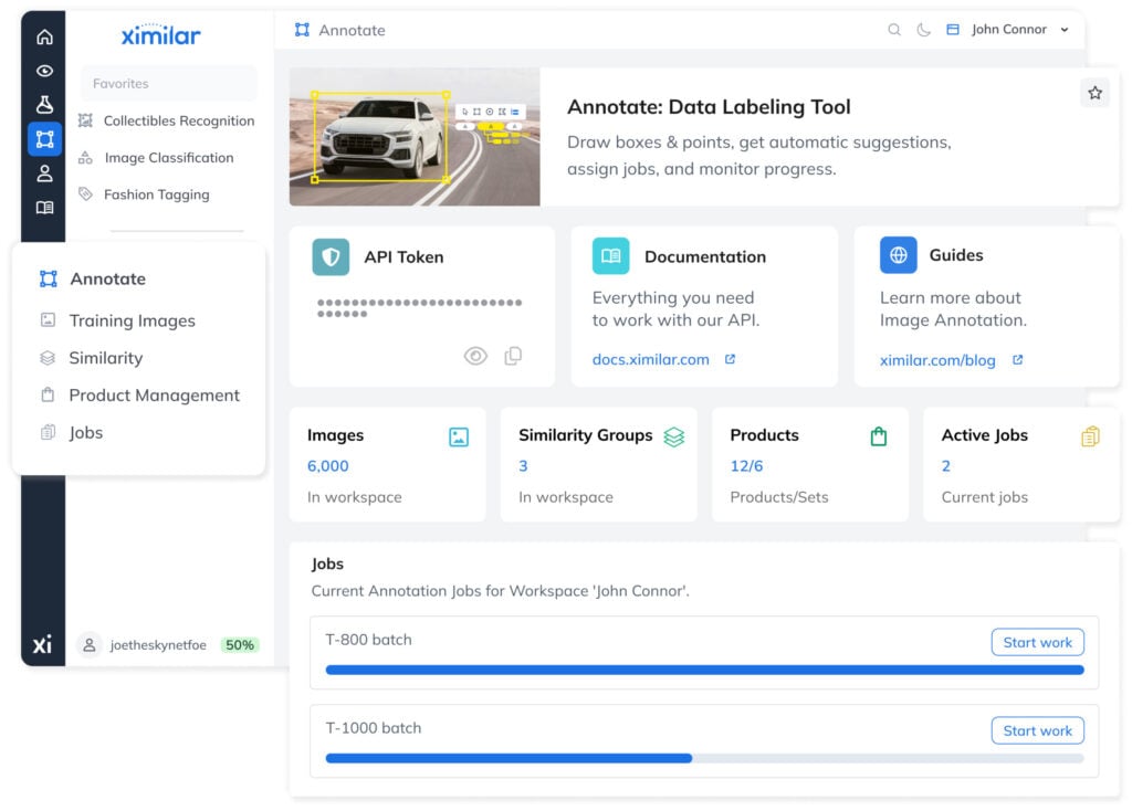 Annotate is&nbsp;Ximilar’s image annotation tool, fully integrated into the Ximilar App
