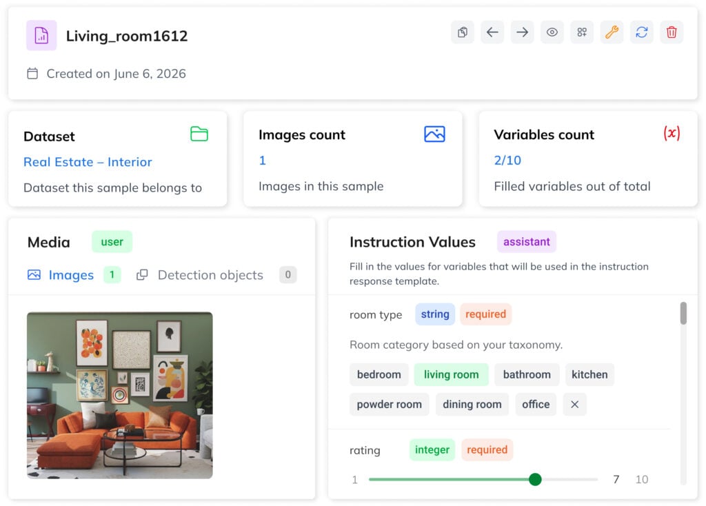 Ximilar’s no-code VLM platform lets you train private AI models that understand both images and text – all without ML expertise. Fine-tuned models run on&nbsp;your own devices, handle domain-specific tasks, and deliver fast, accurate results.